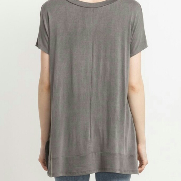 Grey Ripped Tee - Picture 3 of 3